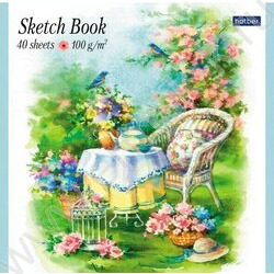 Скетчбук  40л А5 "Provence collection" без линовки 100г/кв.м | Фото 1