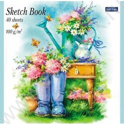 Скетчбук  40л А5 "Provence collection" без линовки 100г/кв.м | Фото 3