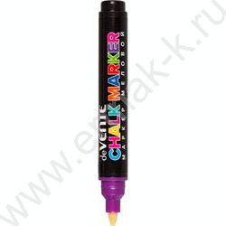 Маркер меловой /набор 8цв./двусторонний: 3мм круг, 5мм косой "Chalk Creative" | Фото 3