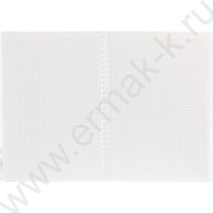 Тетрадь  80л 175*250 клетка/спираль/пл.обл./тониров.блок "NATURAL FLOWERS" | Фото 2