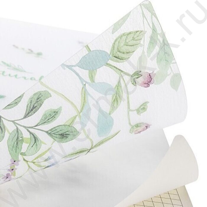 Тетрадь  80л 175*250 клетка/спираль/пл.обл./тониров.блок "NATURAL FLOWERS" | Фото 3