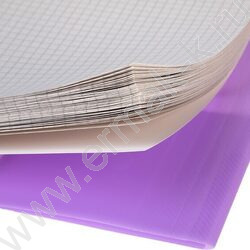 Тетрадь-папка  80л А4 клетка/спираль с клапанами на резинке/пл.обл. "Фиолетовая" | Фото 4