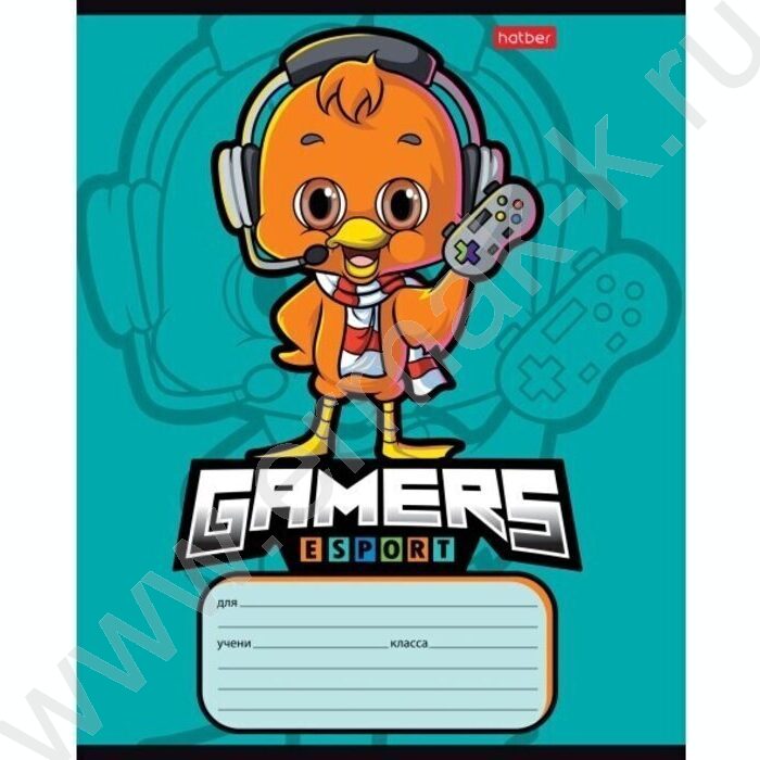 Тетрадь  12л линейка "Геймеры" 5видов | Фото 3