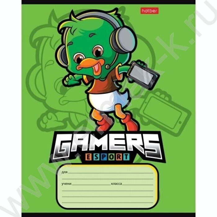 Тетрадь  12л линейка "Геймеры" 5видов | Фото 5