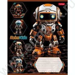 Тетрадь  18л клетка "Робо" 5видов | Фото 3