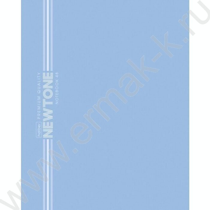 Тетрадь  48л клетка "NEWtone PASTEL Голубая дымка" /ламинация Soft-touch/ | Фото 1