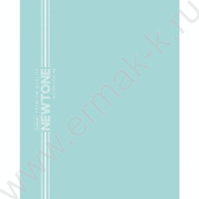 Тетрадь  48л клетка "NEWtone PASTEL Зеленый нефрит" /ламинация Soft-touch/ | Фото 1