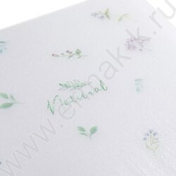 Тетрадь  80л клетка/спираль/пластик.обл. "NATURAL FLOWERS" /тониров.блок | Фото 4