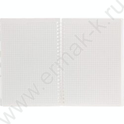 Тетрадь  80л клетка/спираль/пластик.обл. "NATURAL LEAVES" /тониров.блок | Фото 2