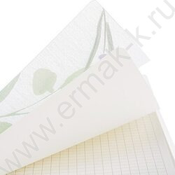 Тетрадь  80л клетка/спираль/пластик.обл. "NATURAL BLUE FLOWERS" /тониров.блок | Фото 3