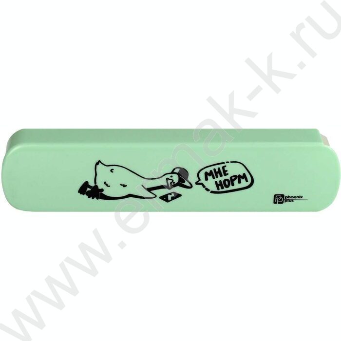 Пенал школьный полипропилен молния "Утка" шелкография | Фото 2