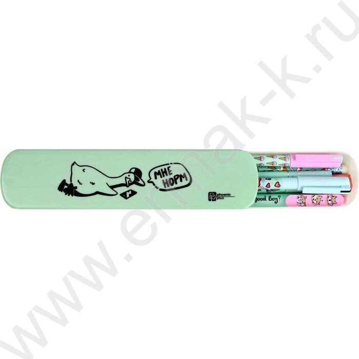 Пенал школьный полипропилен молния "Утка" шелкография | Фото 5