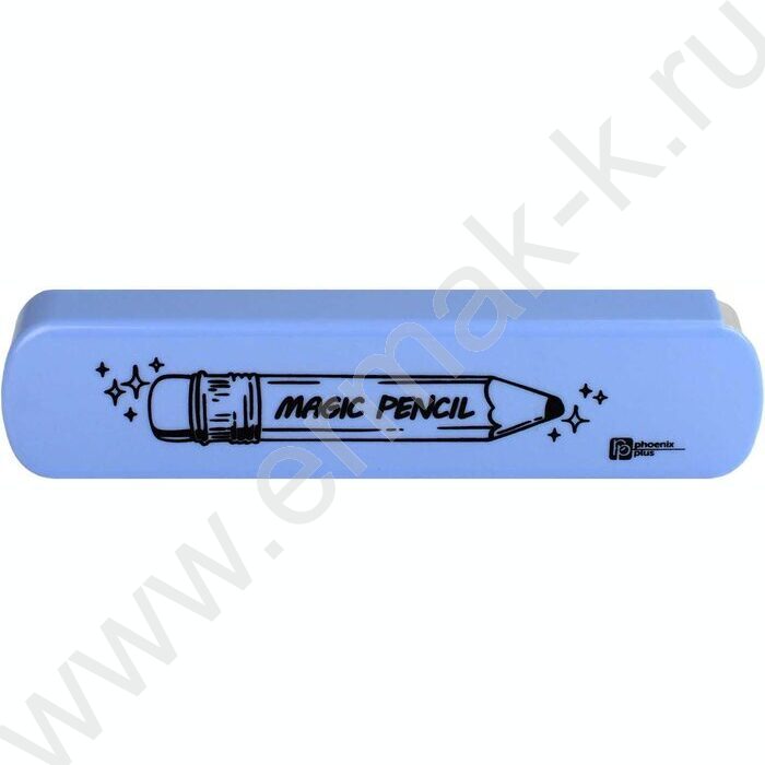 Пенал школьный полипропилен молния "Волшебный карандаш" шелкография | Фото 2