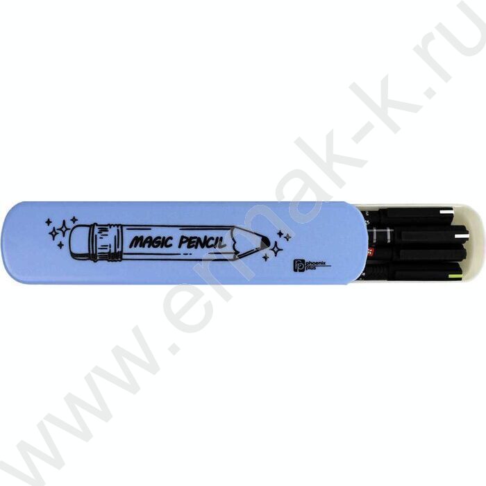 Пенал школьный полипропилен молния "Волшебный карандаш" шелкография | Фото 5