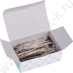 Скрепки 50мм / 50шт никелированные | Фото 2