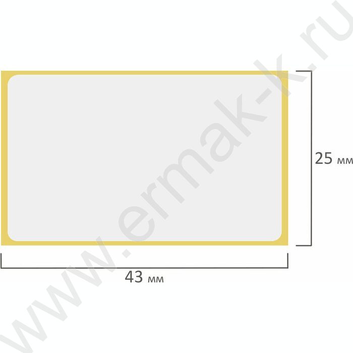 Термоэтикетка 43*25мм "Эко" рулон /1000шт | Фото 4