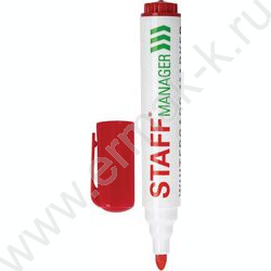 Маркер д/маркерных досок /красный/ 5мм круг, Manager WBM-491 | Фото 1