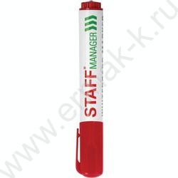 Маркер д/маркерных досок /красный/ 5мм круг, Manager WBM-491 | Фото 3