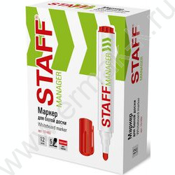 Маркер д/маркерных досок /красный/ 5мм круг, Manager WBM-491 | Фото 8