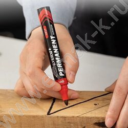 Маркер перм. /черный/ 1,5мм круг Everyu /заправляемый | Фото 4