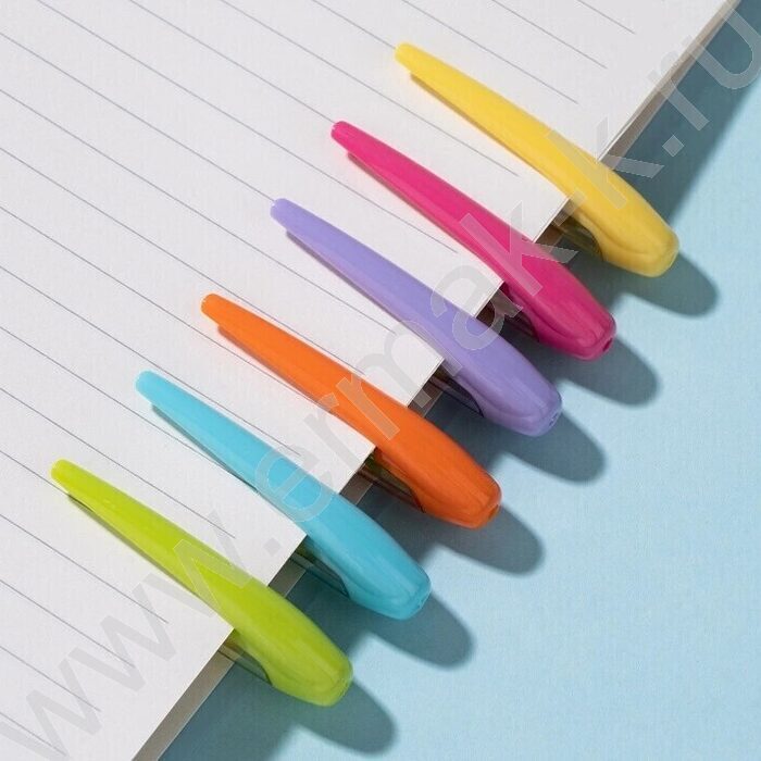 Ручка шар  синяя 0,7мм, резиновая манжета  /ассорти | Фото 5