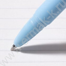 Ручка гелевая Пиши-Стирай 0,5мм синяя, корпус круглый /ассорти | Фото 3