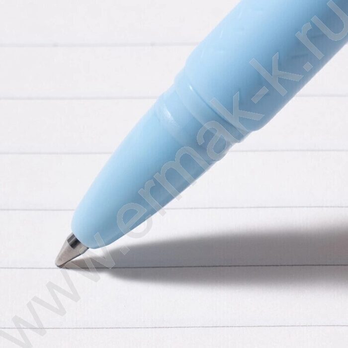 Ручка гелевая Пиши-Стирай 0,5мм синяя, корпус круглый /ассорти | Фото 3