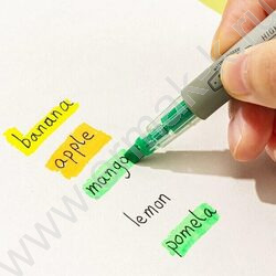 Текстовыделитель /набор  6цв/ 1-3,5мм косой, флуоросцентный /ПЭТ-бокс | Фото 2