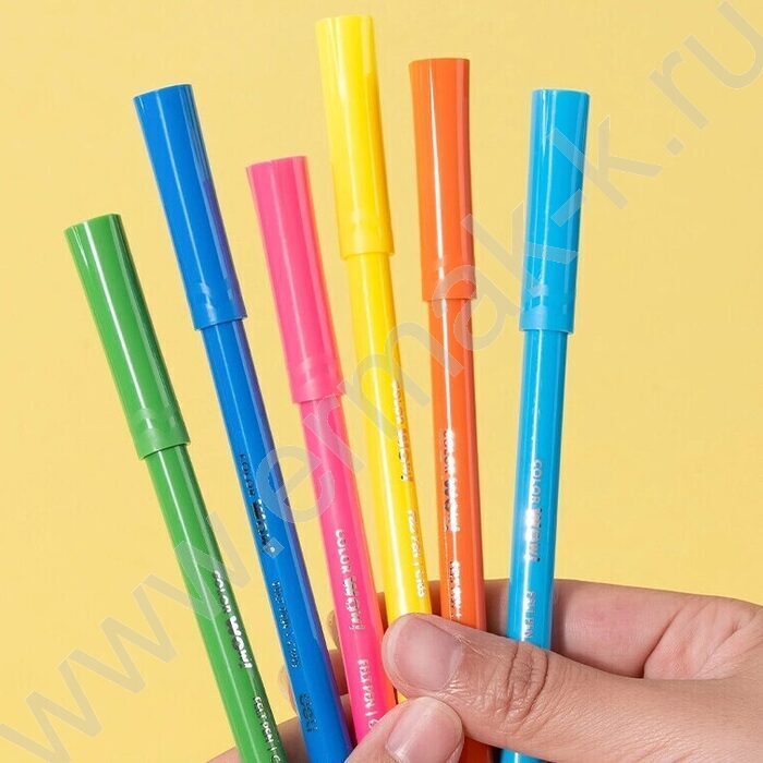 Фломастеры  12цв Colorwow /вентилируемый колпачек /смываемые /европодвес | Фото 3