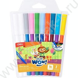 Фломастеры 8цв Colorwow, два блендера для смены цвета /ПВХ с европодвесом | Фото 1