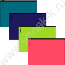 Папка-конверт на молнии А5+ Zip Soft Reef /ассорти | Фото 1