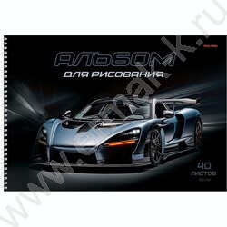 Альбом д/рисования-спираль 40л "Скорость и транспорт-1" ассорти NEW | Фото 5