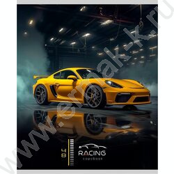 Тетрадь  48л клетка/спираль "Авто на тёмном фоне" /софт-тач/ ассорти | Фото 2