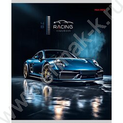 Тетрадь  48л клетка/спираль "Авто на тёмном фоне" /софт-тач/ ассорти | Фото 3