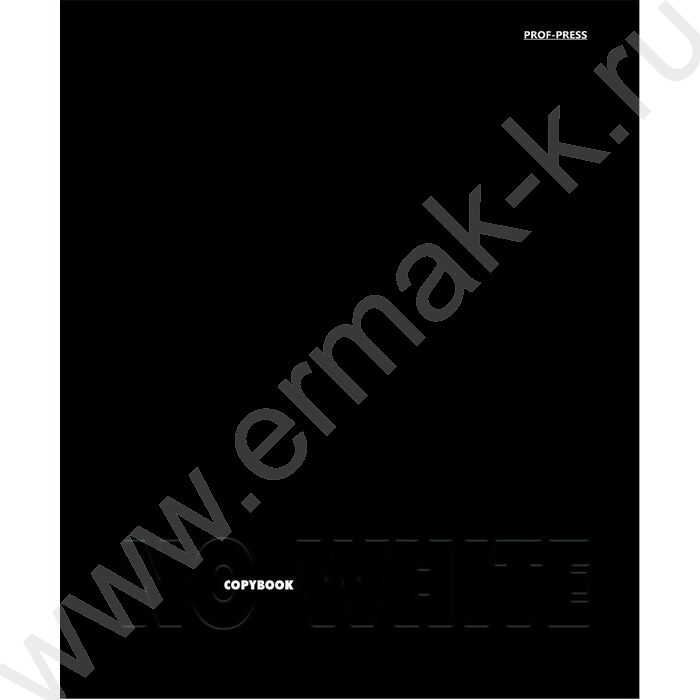 Тетрадь  80л клетка/кольца "NO WHITE" | Фото 2