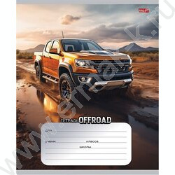 Тетрадь  12л клетка "Внедорожник в дикой природе" 5видов | Фото 2