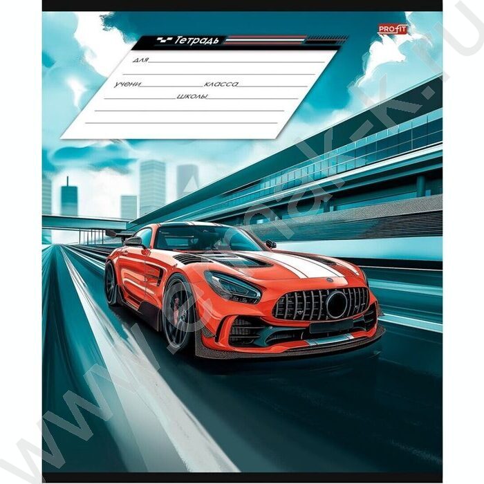 Тетрадь  12л клетка "Разные автомобили-5" 5видов | Фото 4