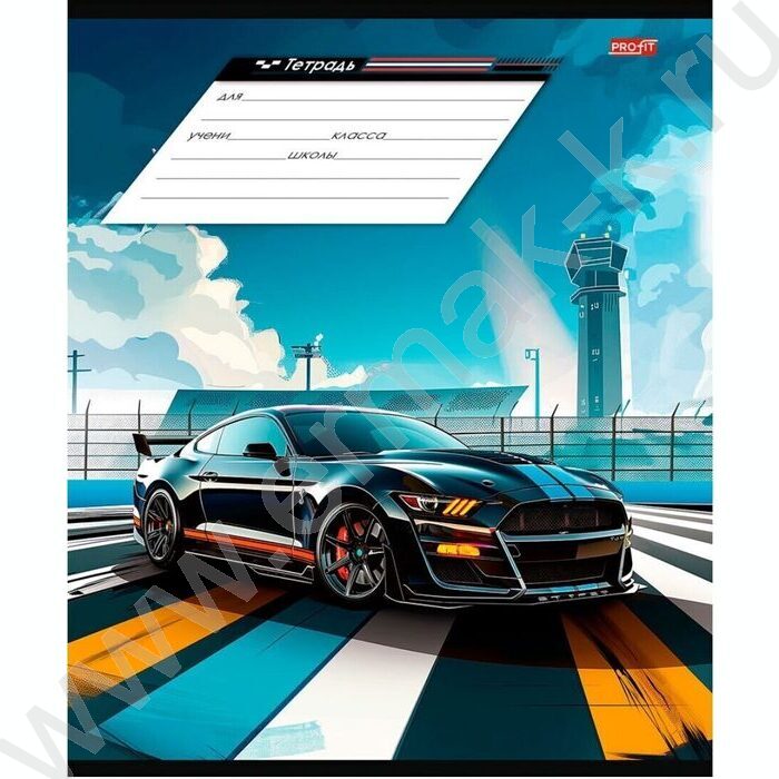 Тетрадь  12л клетка "Разные автомобили-5" 5видов | Фото 5