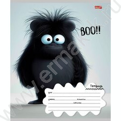 Тетрадь  12л клетка "Цветные монстрики-1" 5видов | Фото 4