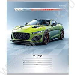 Тетрадь  12л линейка косая "Разные автомобили-4" 5видов | Фото 4