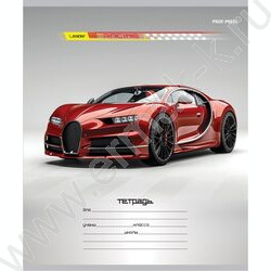 Тетрадь  12л линейка косая "Разные автомобили-4" 5видов | Фото 5