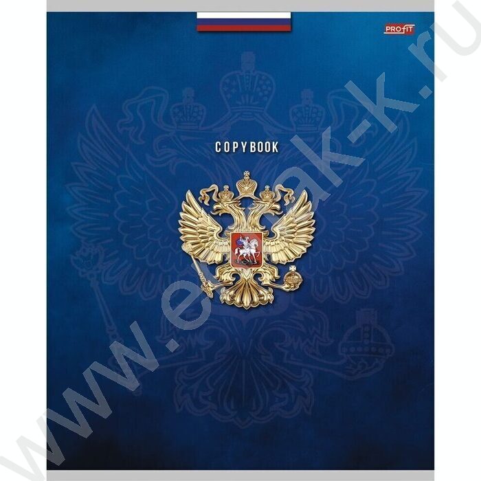 Тетрадь  48л клетка "Гербы" ассорти | Фото 2