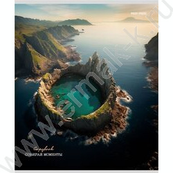 Тетрадь  80л клетка "Природа и горы" ассорти | Фото 2