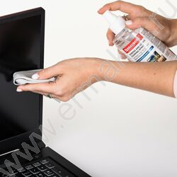 Чистящий набор для экранов всех типов и оптики, комплект салфетка и спрей, 200 мл | Фото 9