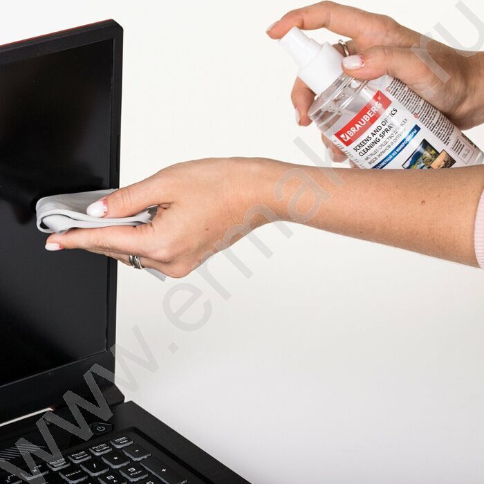 Чистящий набор для экранов всех типов и оптики, комплект салфетка и спрей, 200 мл | Фото 9