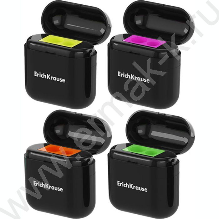 Точилка 2отв. пластик Case Duo, Accent /с контейнером /ассорти | Фото 1