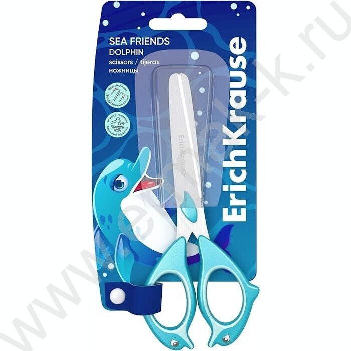 Ножницы 13,5см Sea Friends Dolphin /голубые | Фото 2