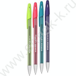Ручка гелевая черная 0,5мм  R-301 Gel Stick Reef /тонированный корпус - ассорти NEW | Фото 1