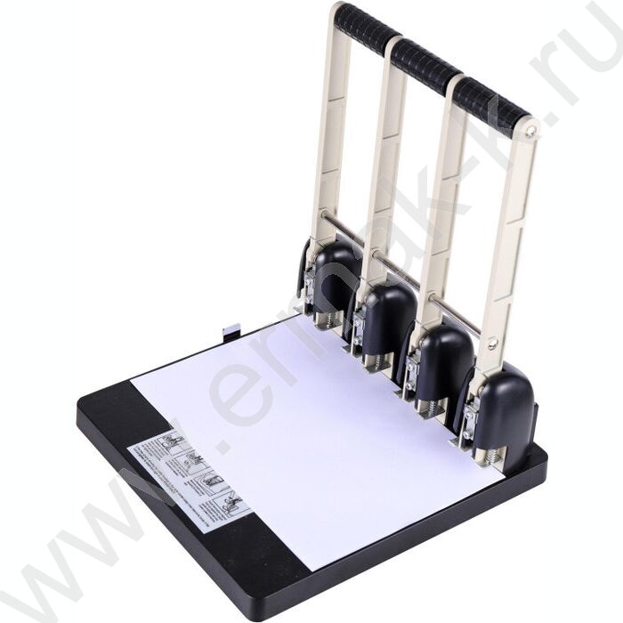 Дырокол 150л металл/пластик /линейка /4отверствия | Фото 4