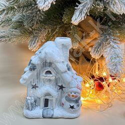 Подсвечник 9,5*7*13см. Домик /ассорти, 9-181 NEW | Фото 3